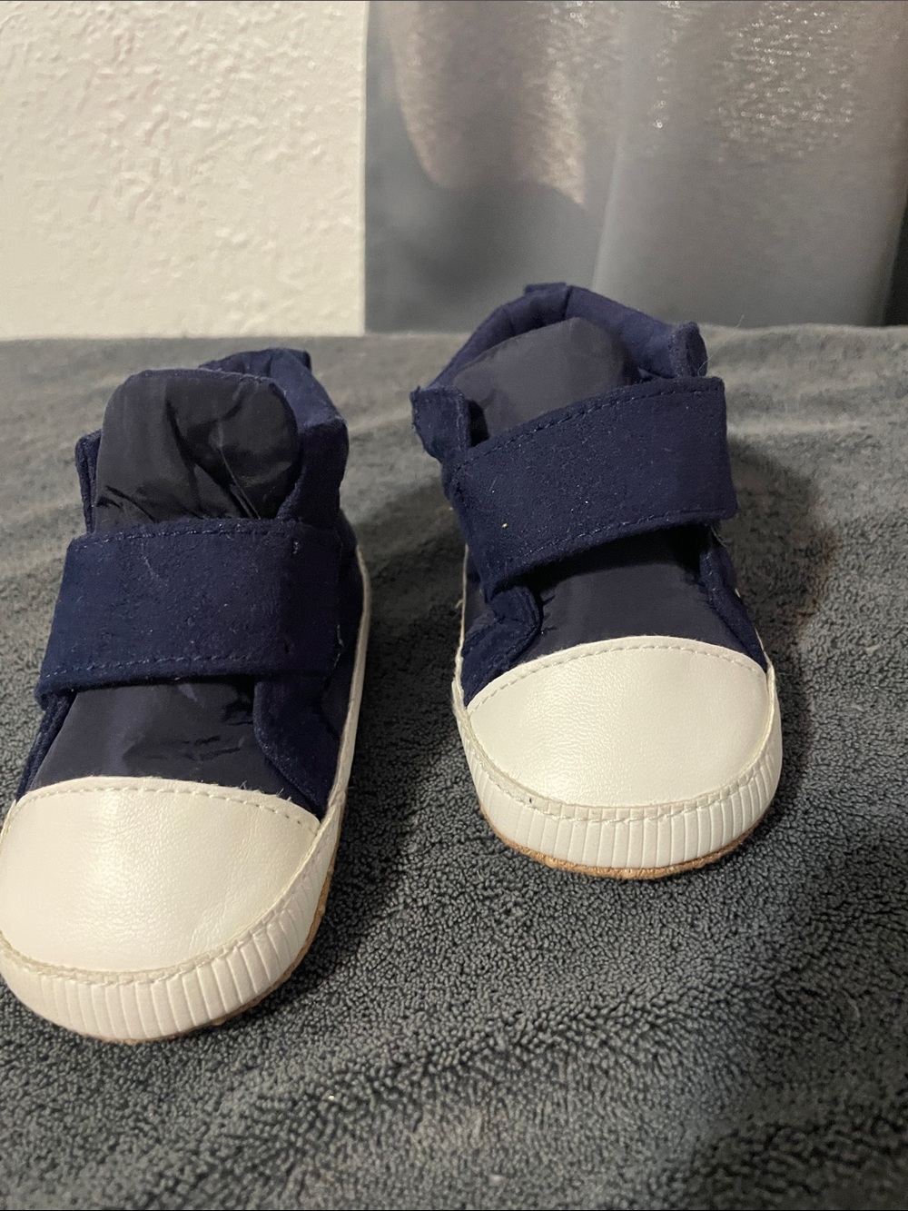 Old Navy Navy and White  Baby Walker Shoes